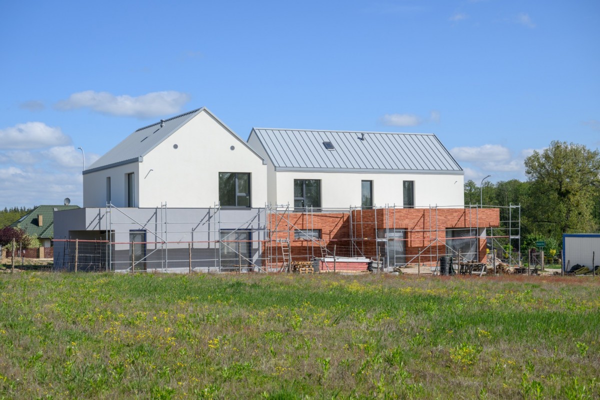 Nowoczesne domy w zabudowie bliźniaczej 160+ m2