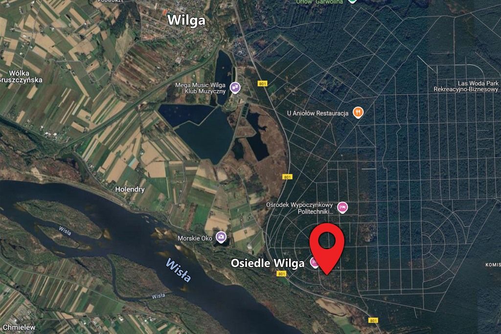 Teren 4,2ha, Wilga nad Wisłą, pow. garwoliński
