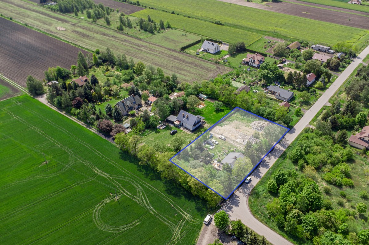 Działka budowlana | 40 km od Warszawy |  PKP 2 km