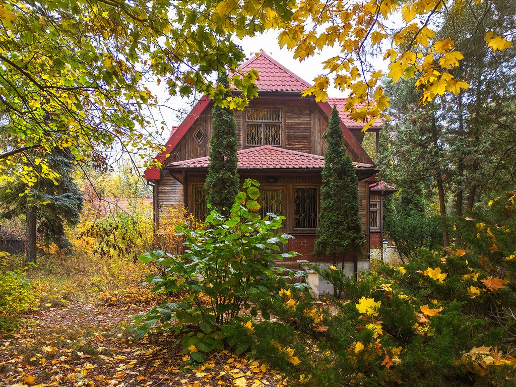 Piękny drewniany dom  duża działka
