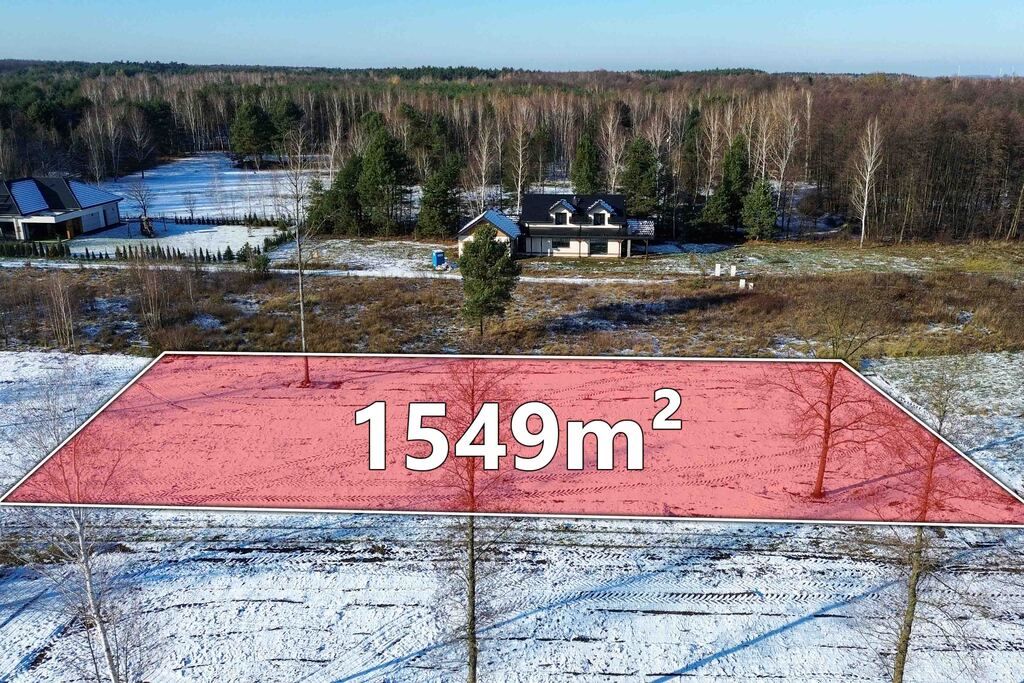 Dziaka 1549m2 Tomaszew, gm. Wiskitki