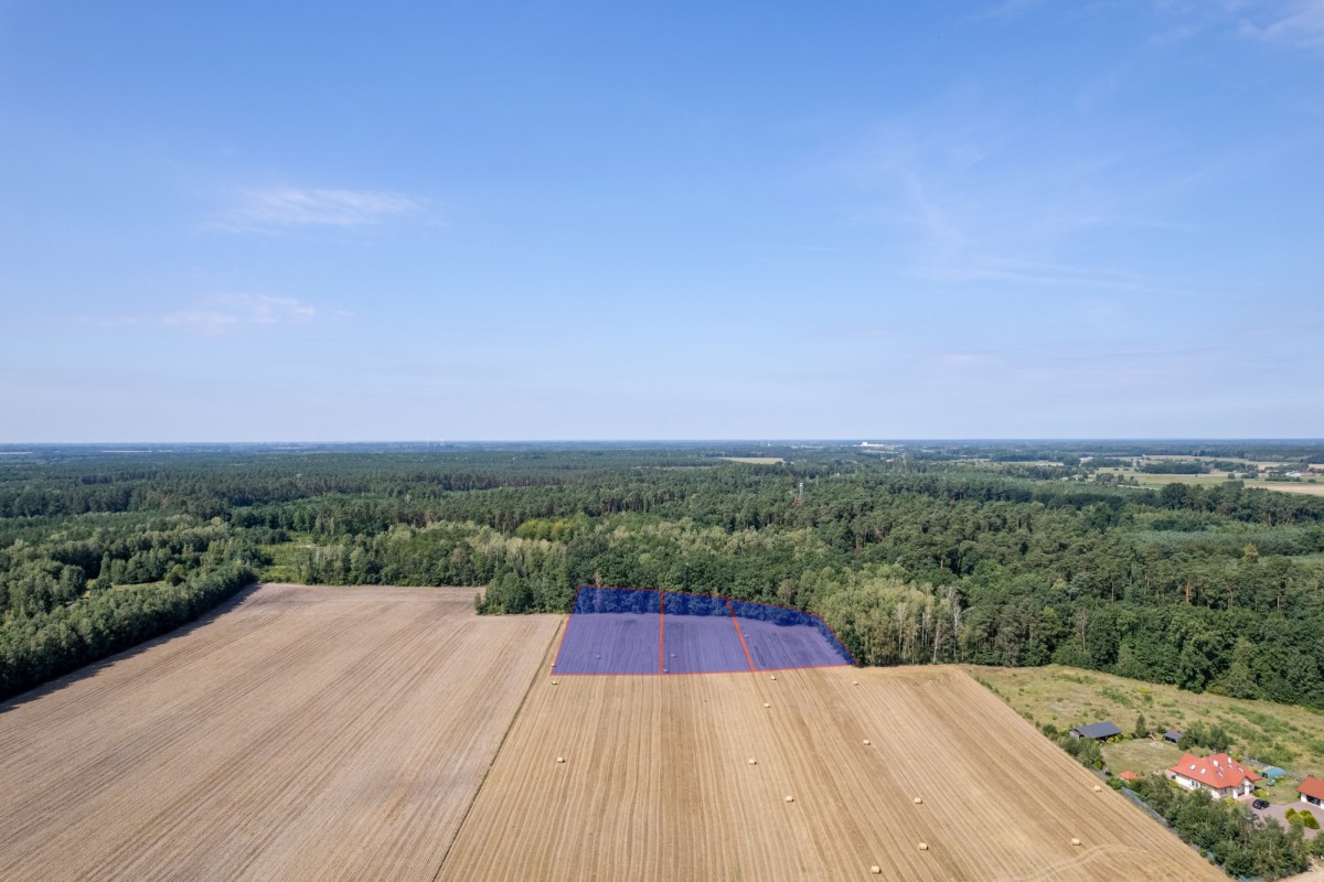 Działka przy lesie z decyzją WZ, na Mazowszu