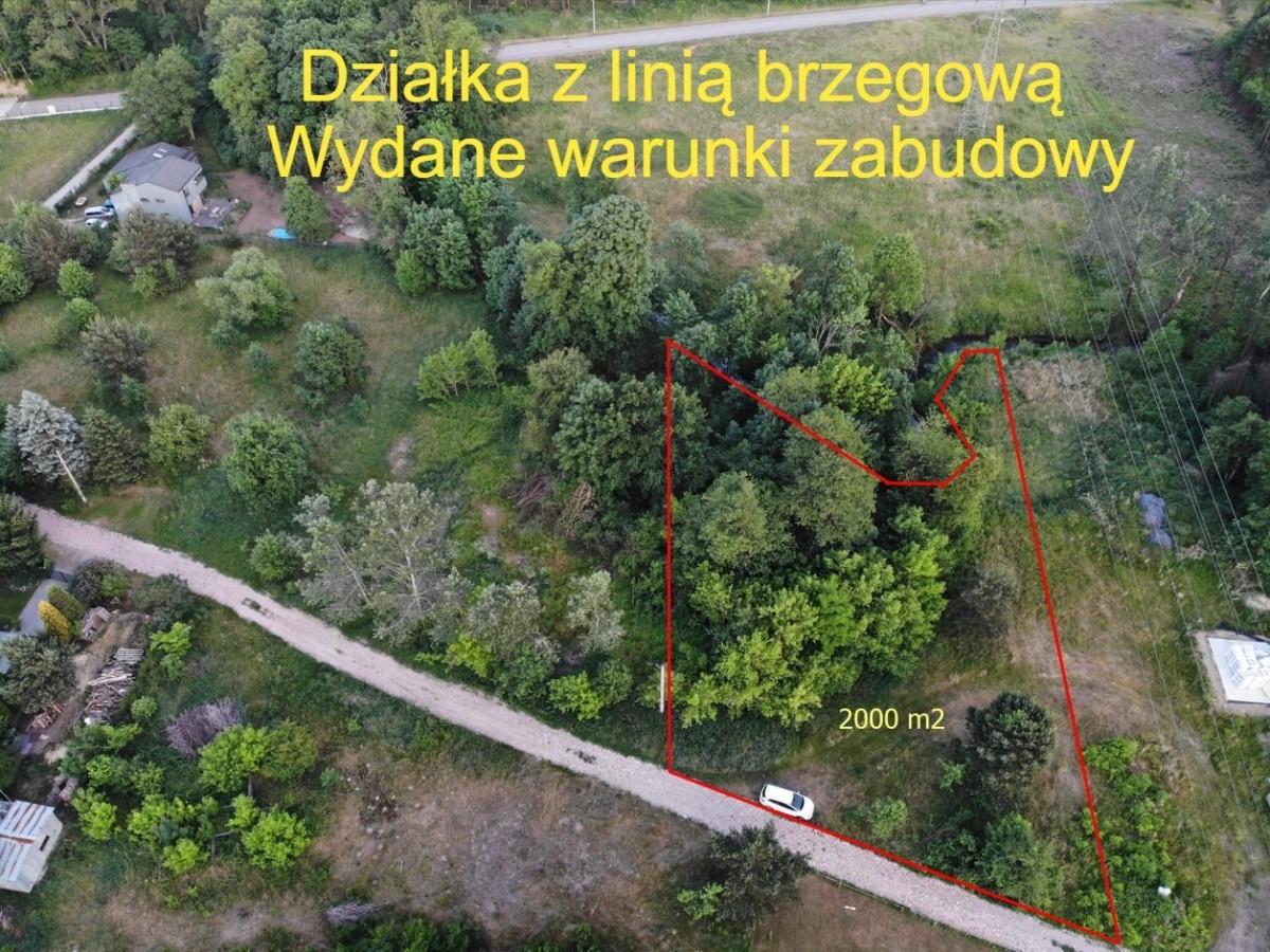 Atrakcyjna działka z linią brzegową, wydane WZ