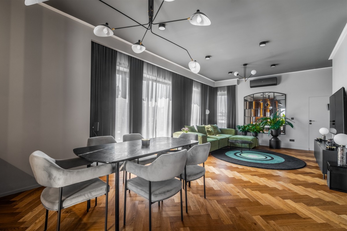 Penthouse z tarasem 75 m² w Miasteczku Wilanów