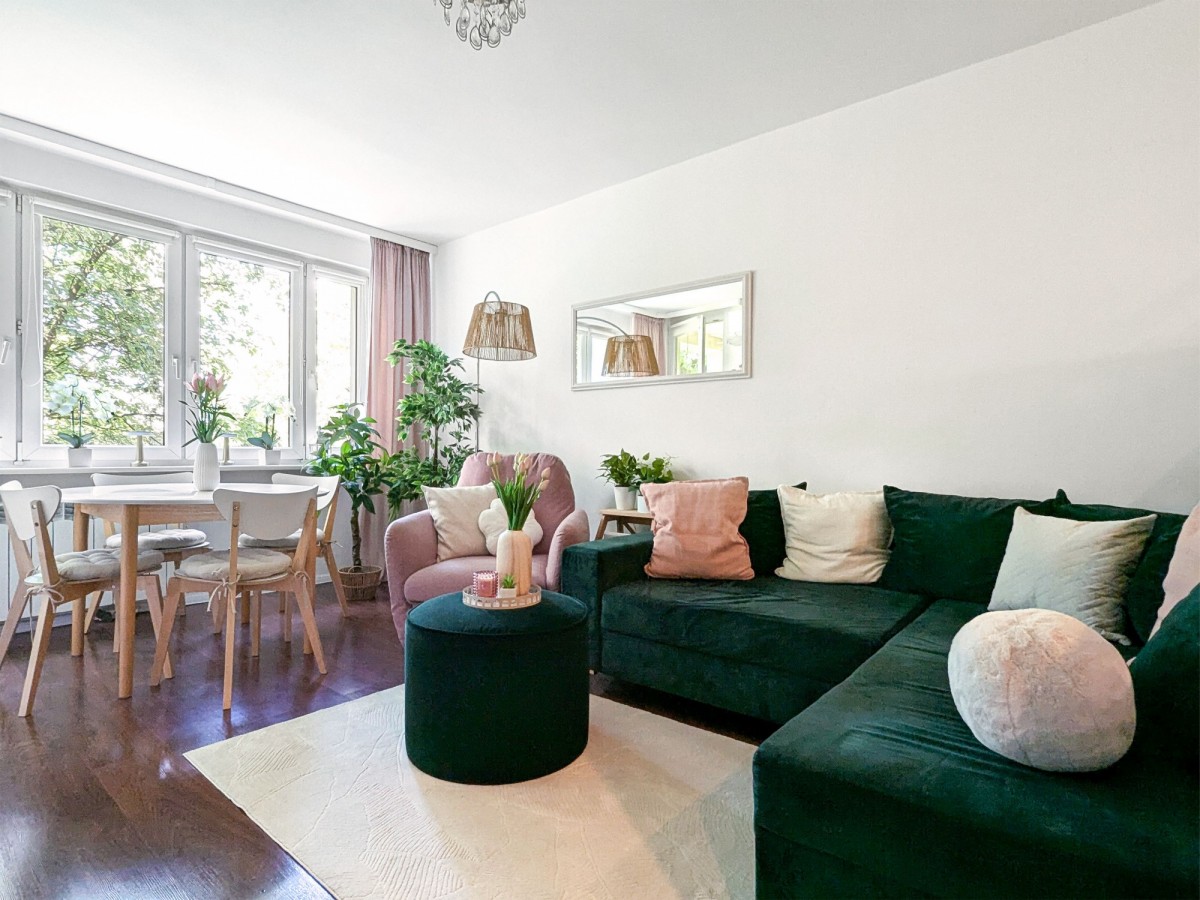 3-pokojowe przytulne mieszkanie 44,6m2 z balkonem