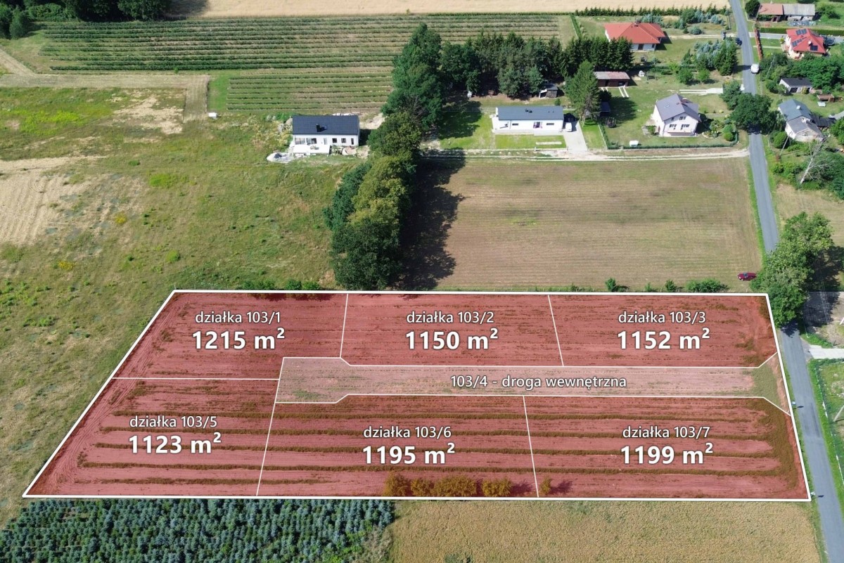 Działka budowlana 1152m2 Mszczonów