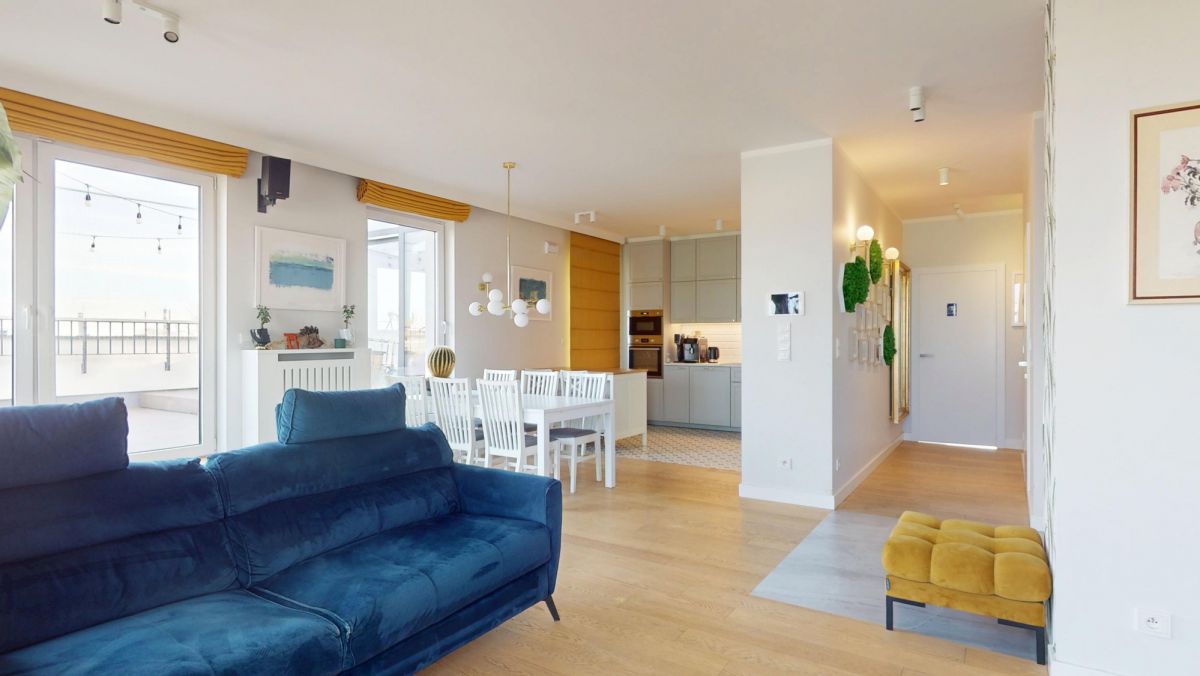 Nowoczesny apartament(115m2) z tarasem, Gocław.