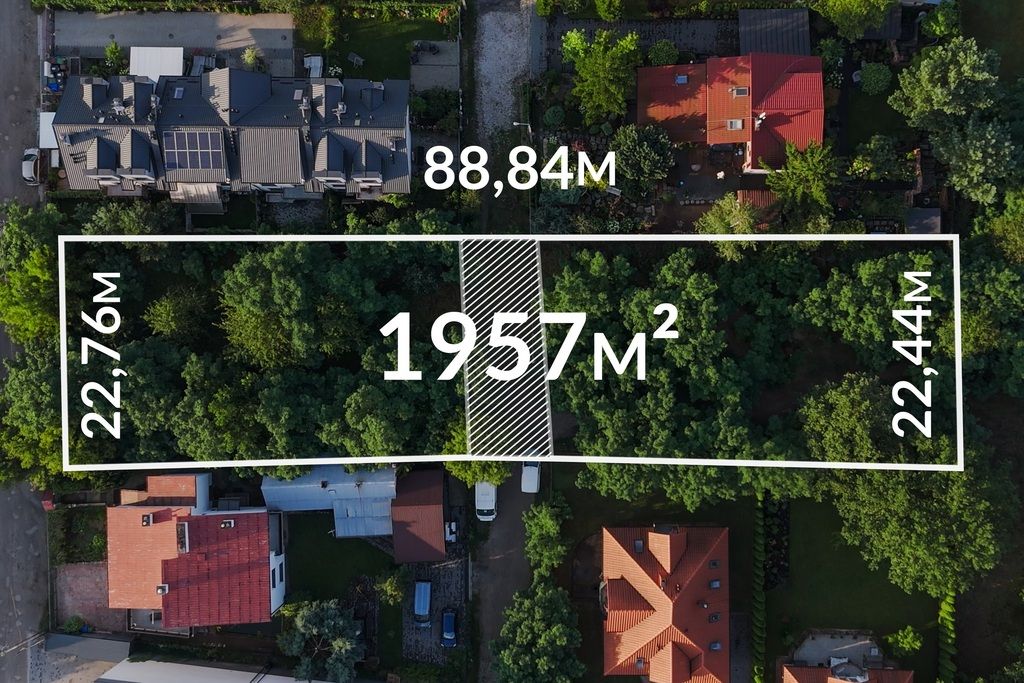 Działka budowlana z MPZP: dom/bliźniak/szeregowiec