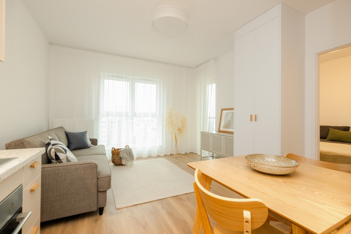 Dwupokojowe mieszkanie z loggią