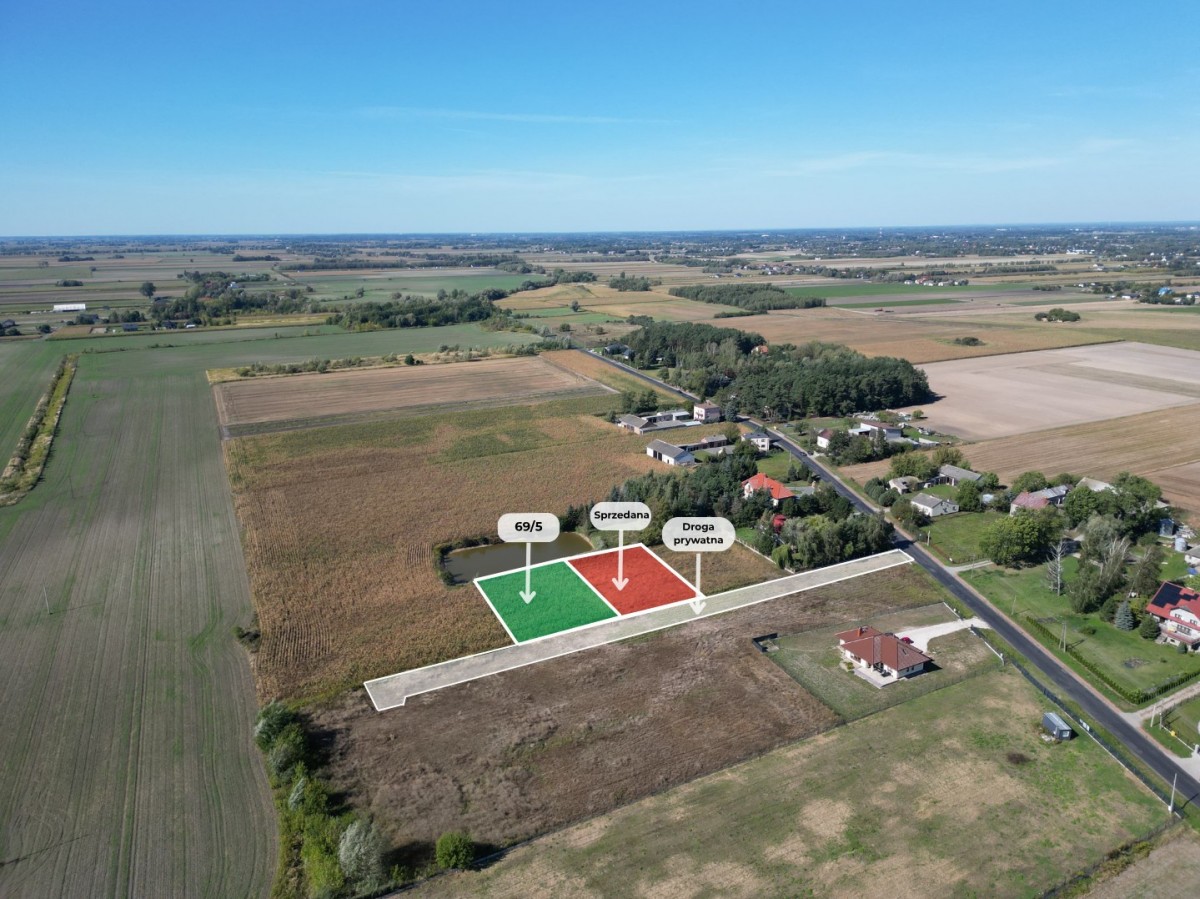 Działka budowlana z MPZP – Kłudno Stare