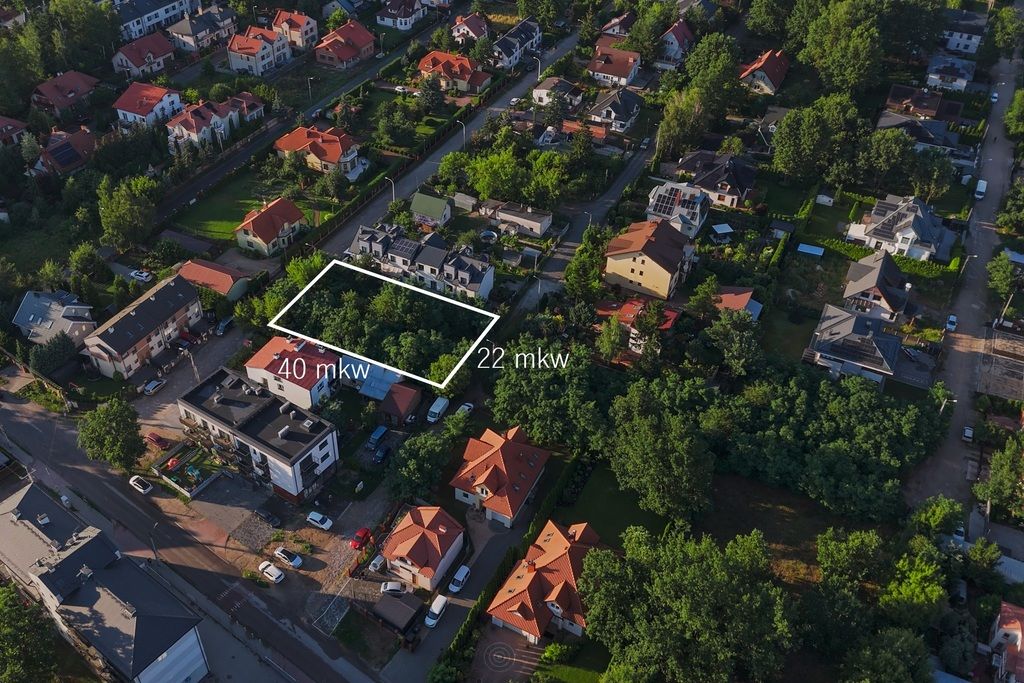 Działka budowlana z MPZP w centralnej części Marek