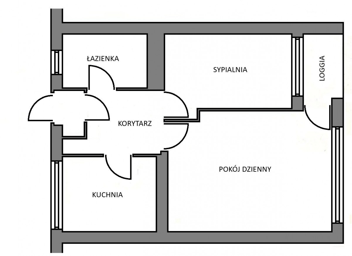 Dwupokojowe mieszkanie w otoczeniu zieleni!