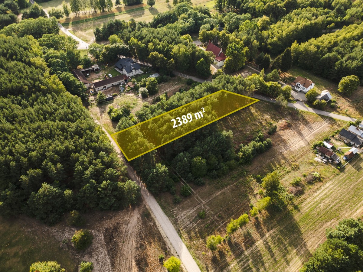 Działka w spokojnej okolicy KICINY blisko Warszawy