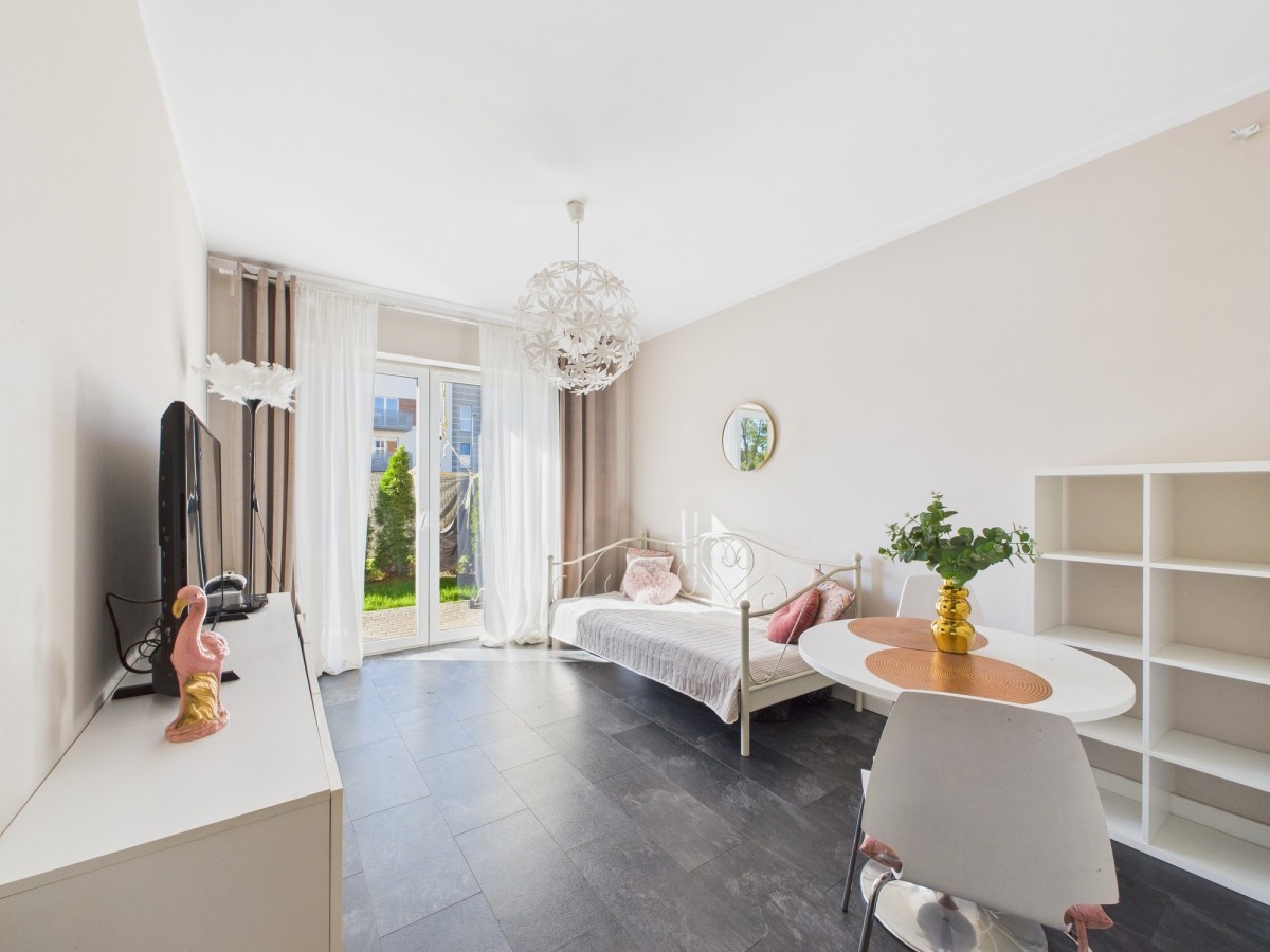 Komfortowe 2-pokojowe mieszkanie z ogródkiem