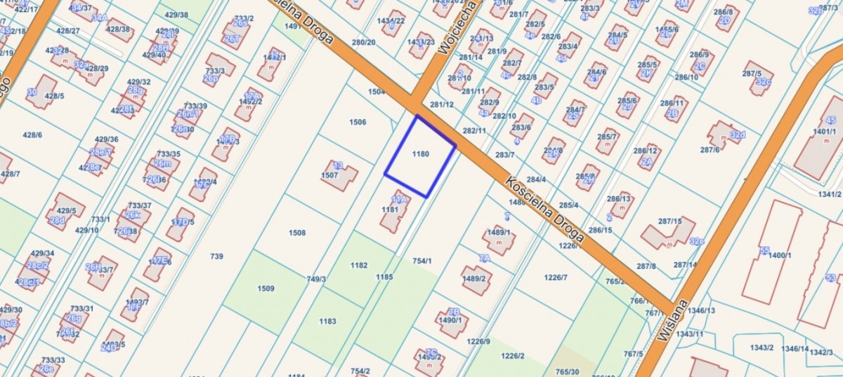 Działka budowlano-usługowa w Łomiankach