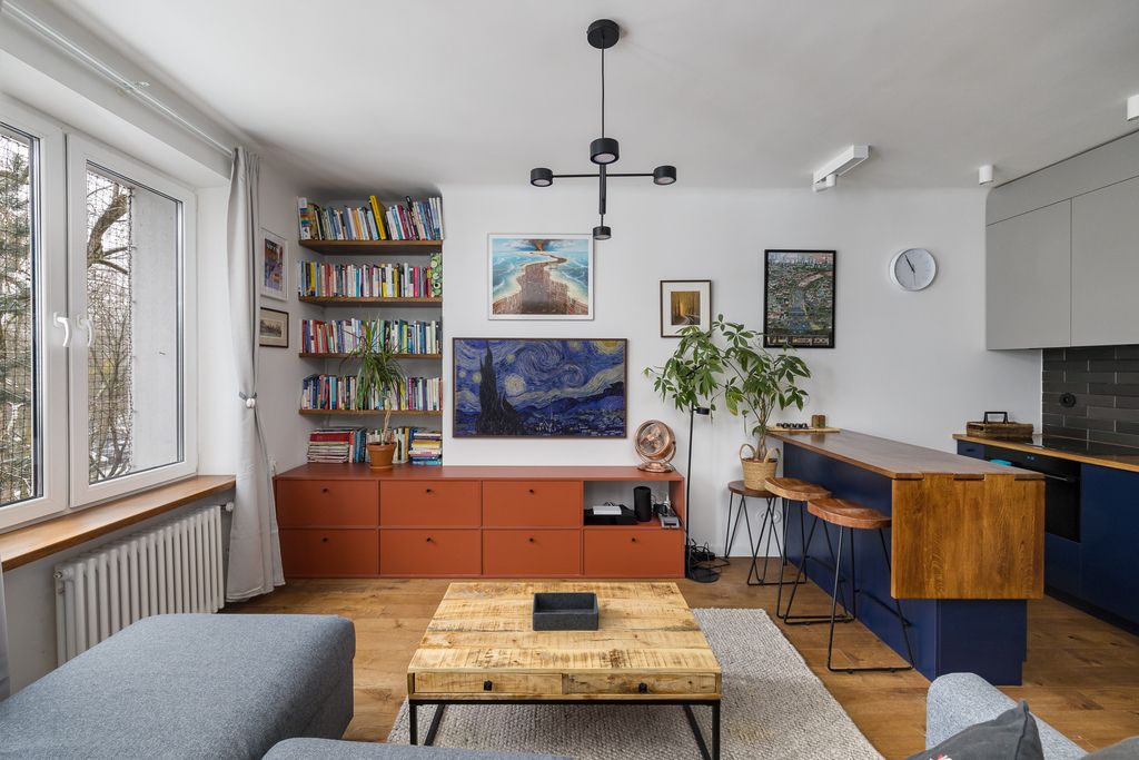 Stylowe mieszkanie z widokiem na park przy Metrze!