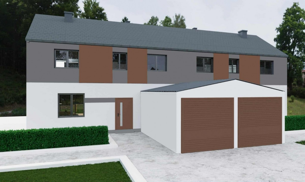 Dom w Nadmie w stanie deweloperskim na sprzedaż