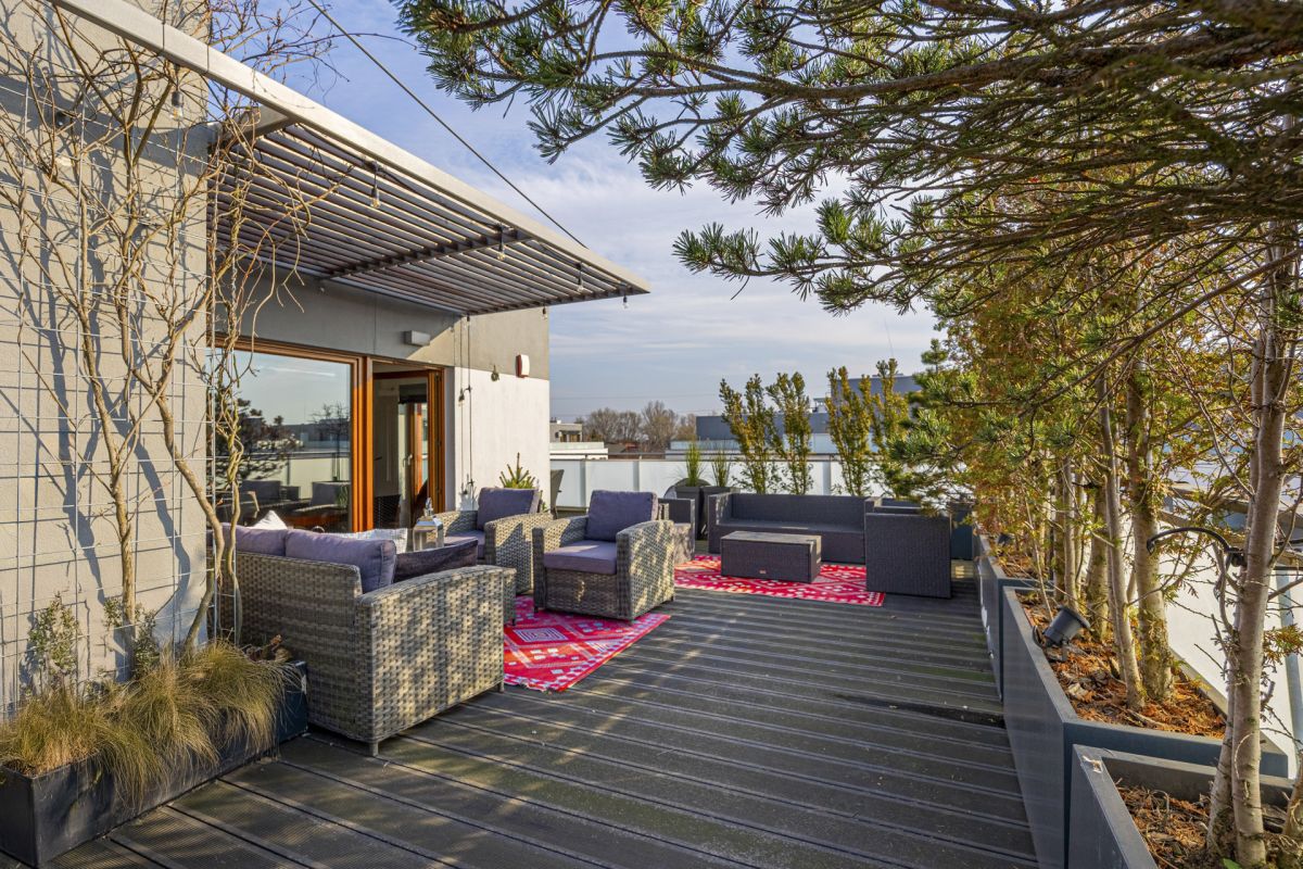 Nowoczesny apartament z tarasem Augustówka