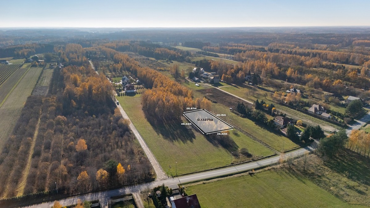 Działka budowlana w Kaleń Towarzystwo