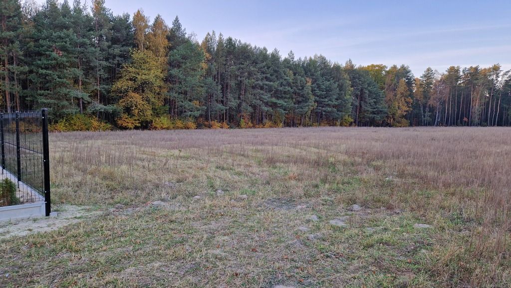 Działka budowlana z częścią laśną, blisko Narwi