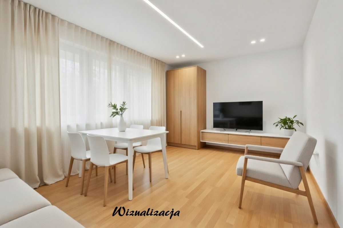 2-pokojowe z balkonem i piwnicą, parter