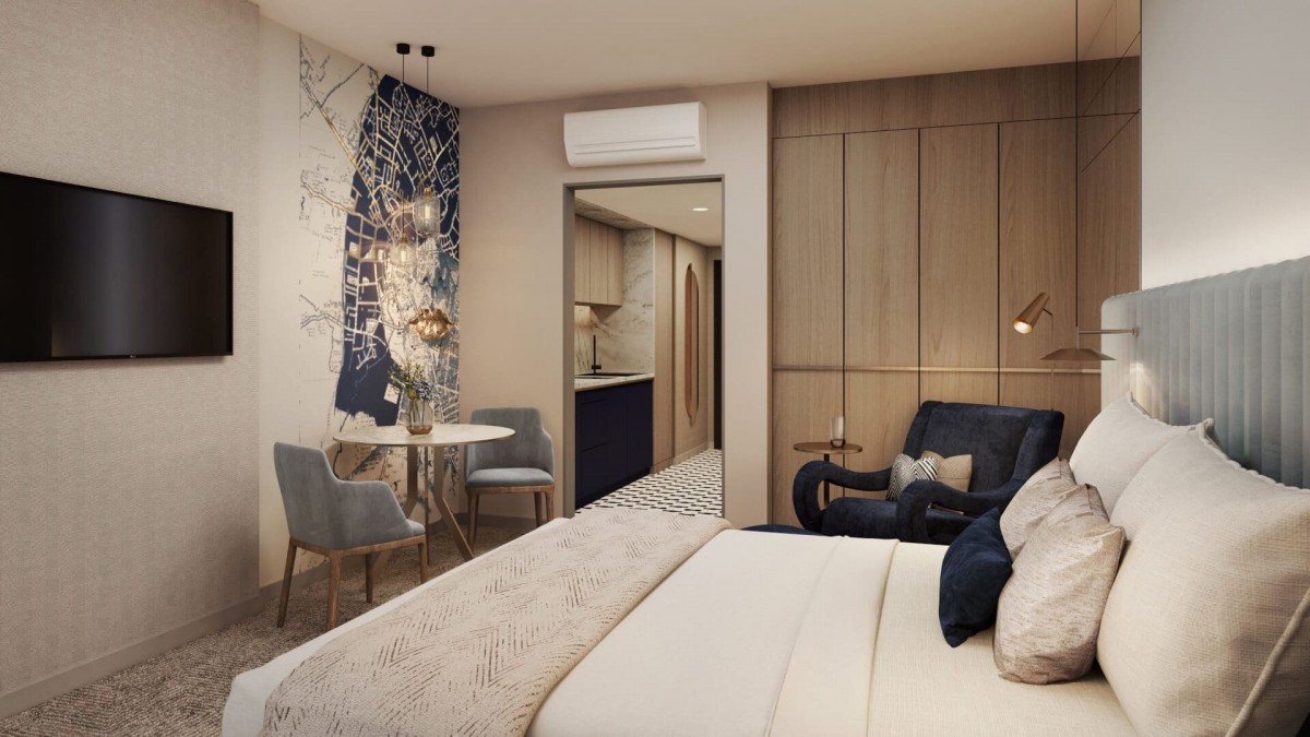 Apartament 29m2 z klimatyzacją, tarasem i garażem