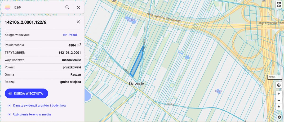 Sprzedam działkę 4800 m2, Dawidy