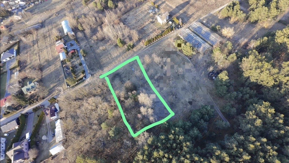 Działka budowlana 2032 m2, MPZP