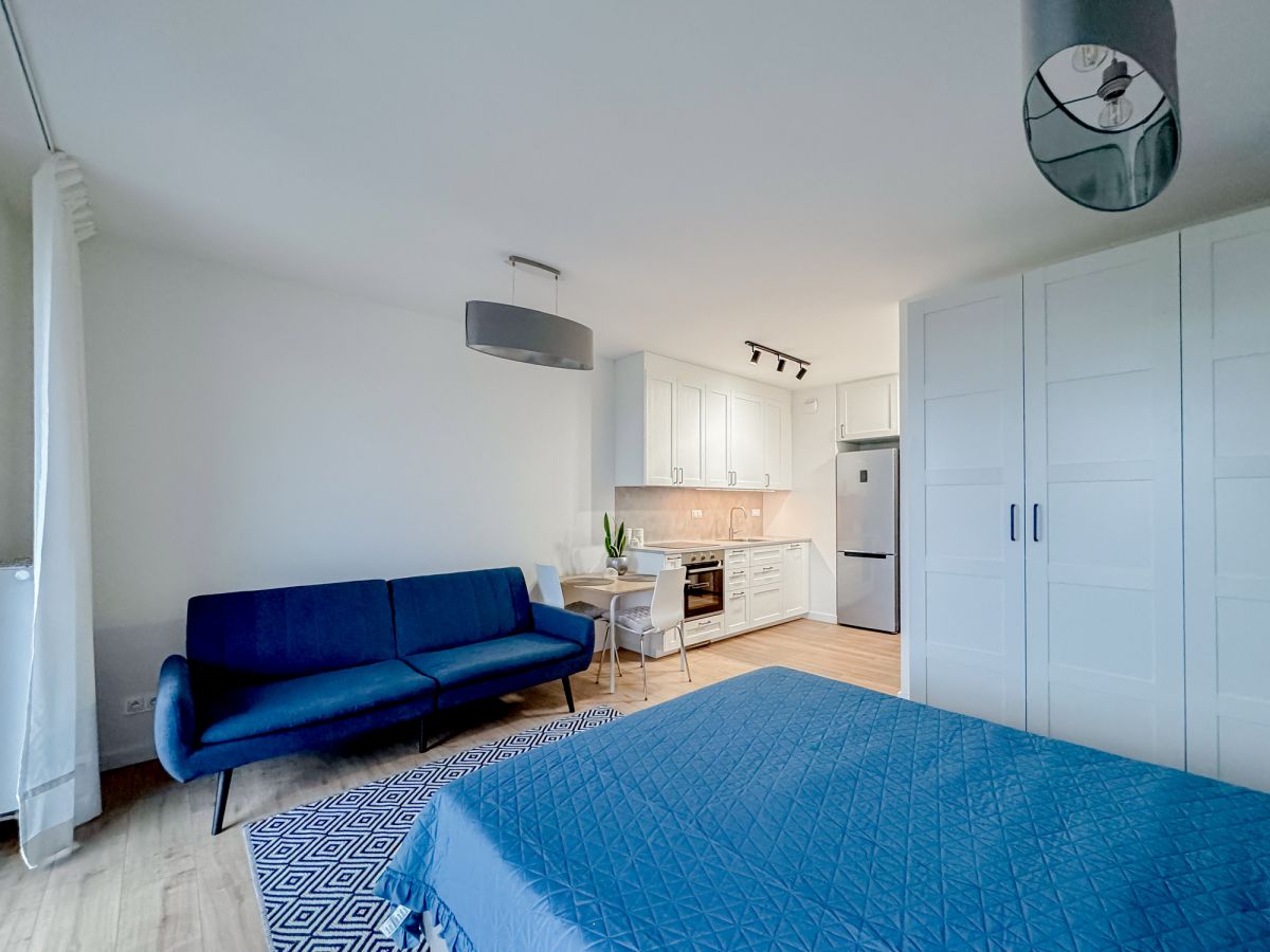 Kawalerka z loggią i widokiem na tor Służewiec