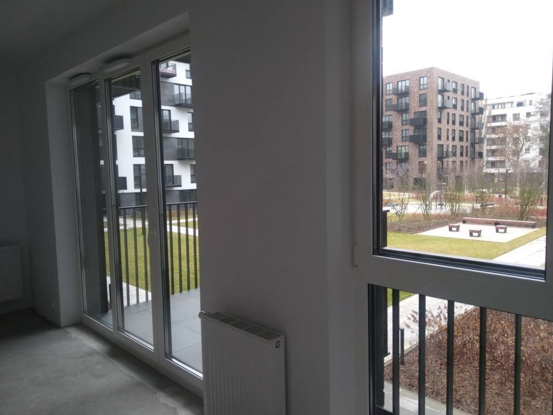 Gotowa kawalerka jasna kuchnia balkon 100 m PKP/KM