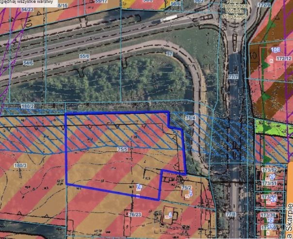 Grunt 6935m2 MN/U Wierzbica gm. Serock