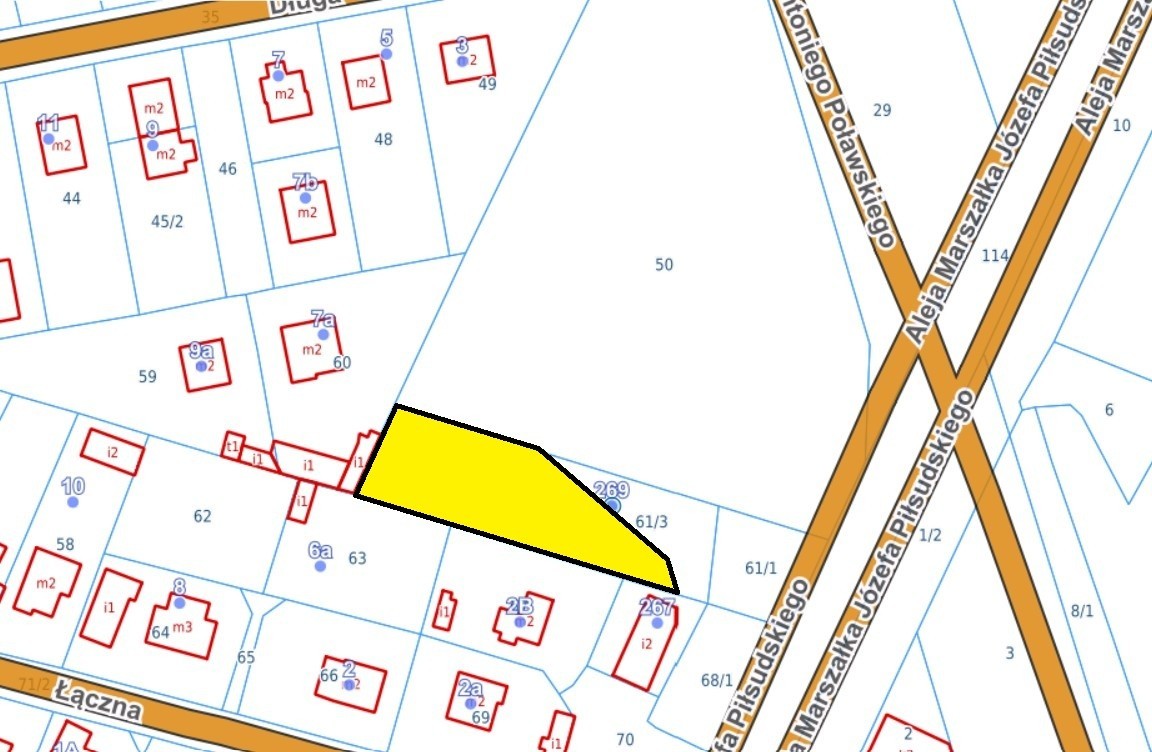 Działka mieszkaniowo – usługowa