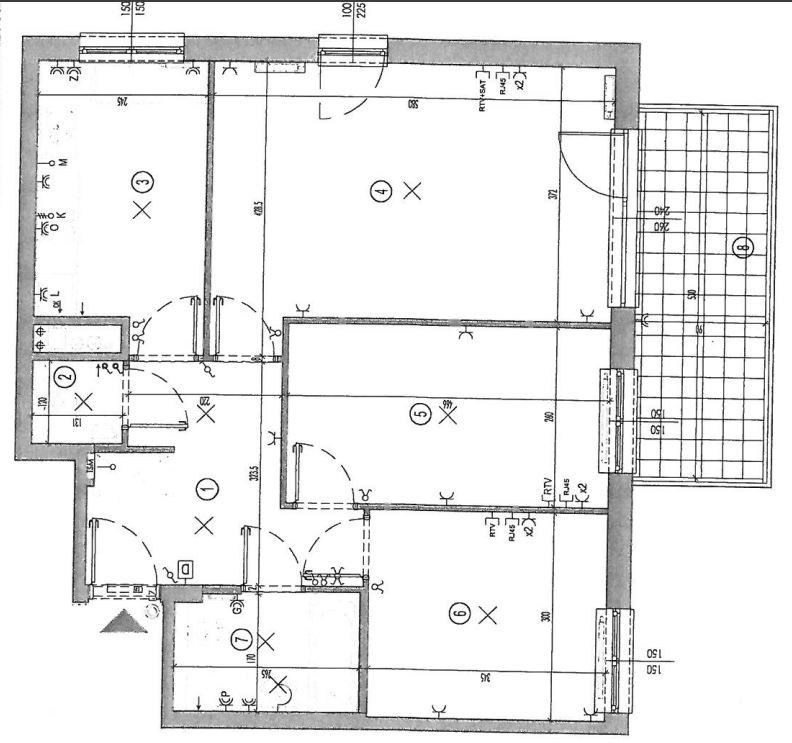 3 pokoje z miejscem postojowym Garażowa