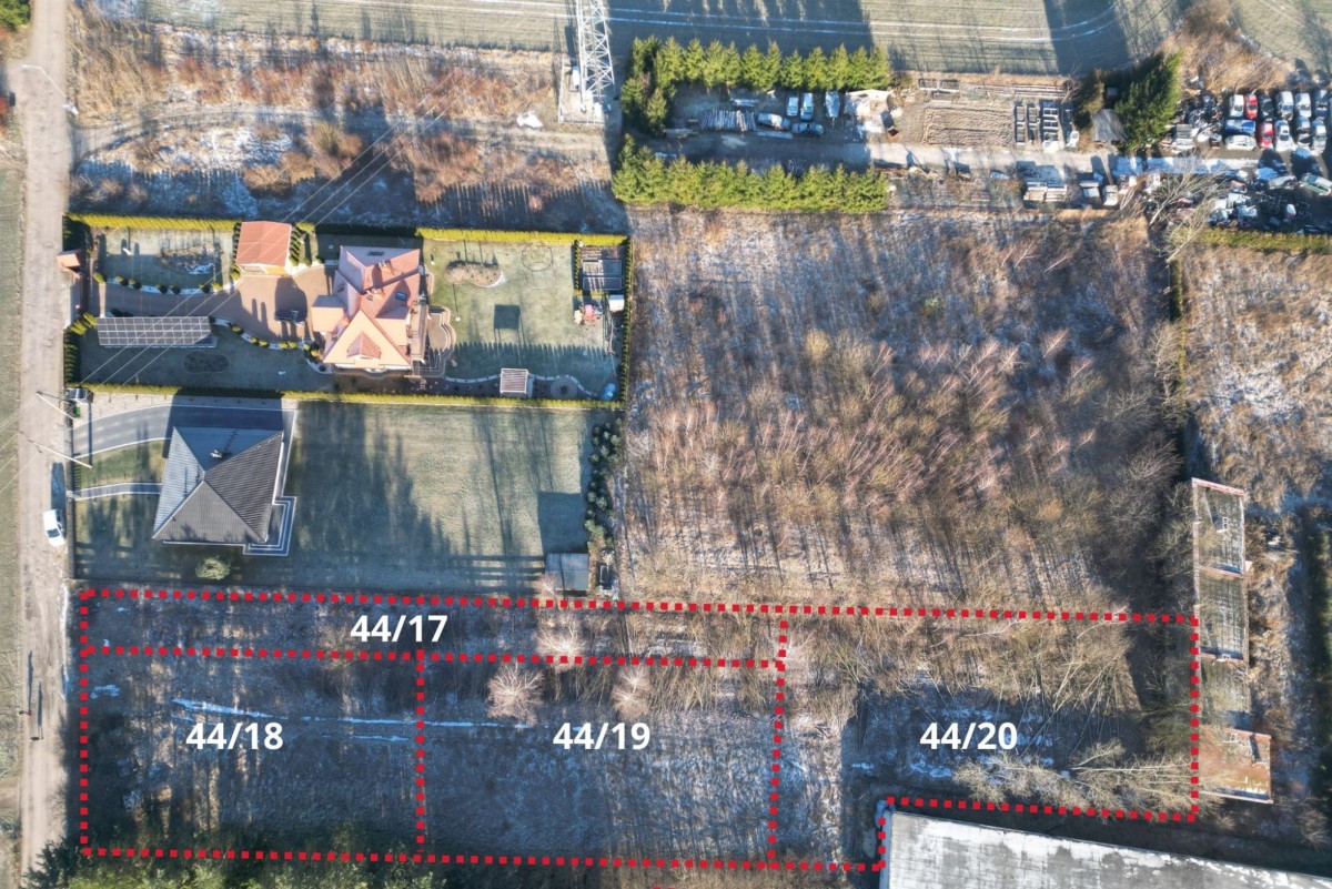 Działka pod zabudowę jednorodzinną