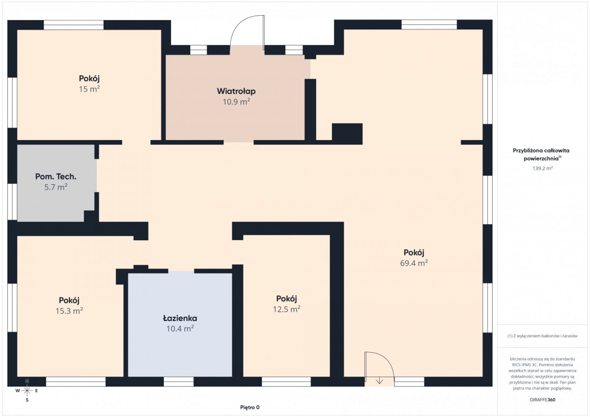 Dom stan surowy zamknięty działka 2,28ha gm Łochów
