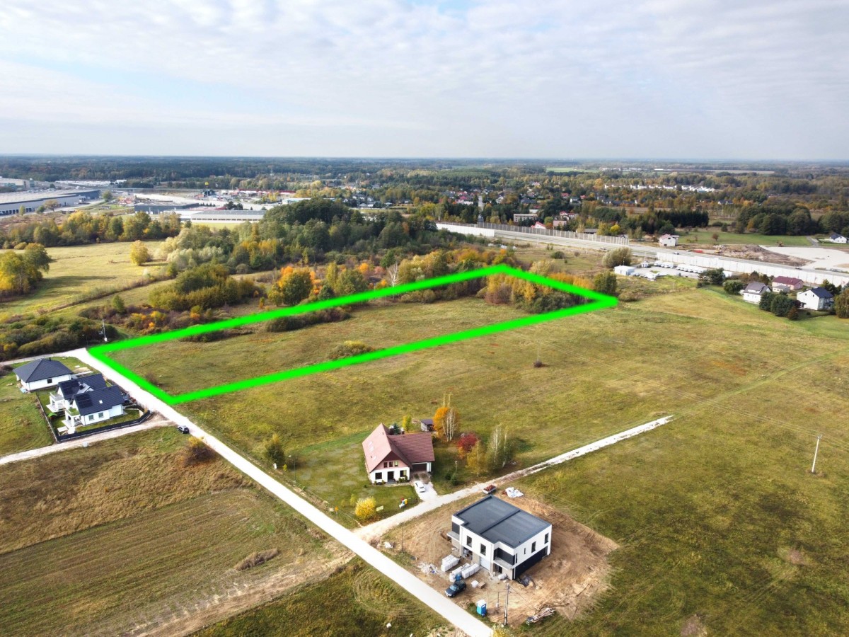 Działka usługowa przy trasie S8