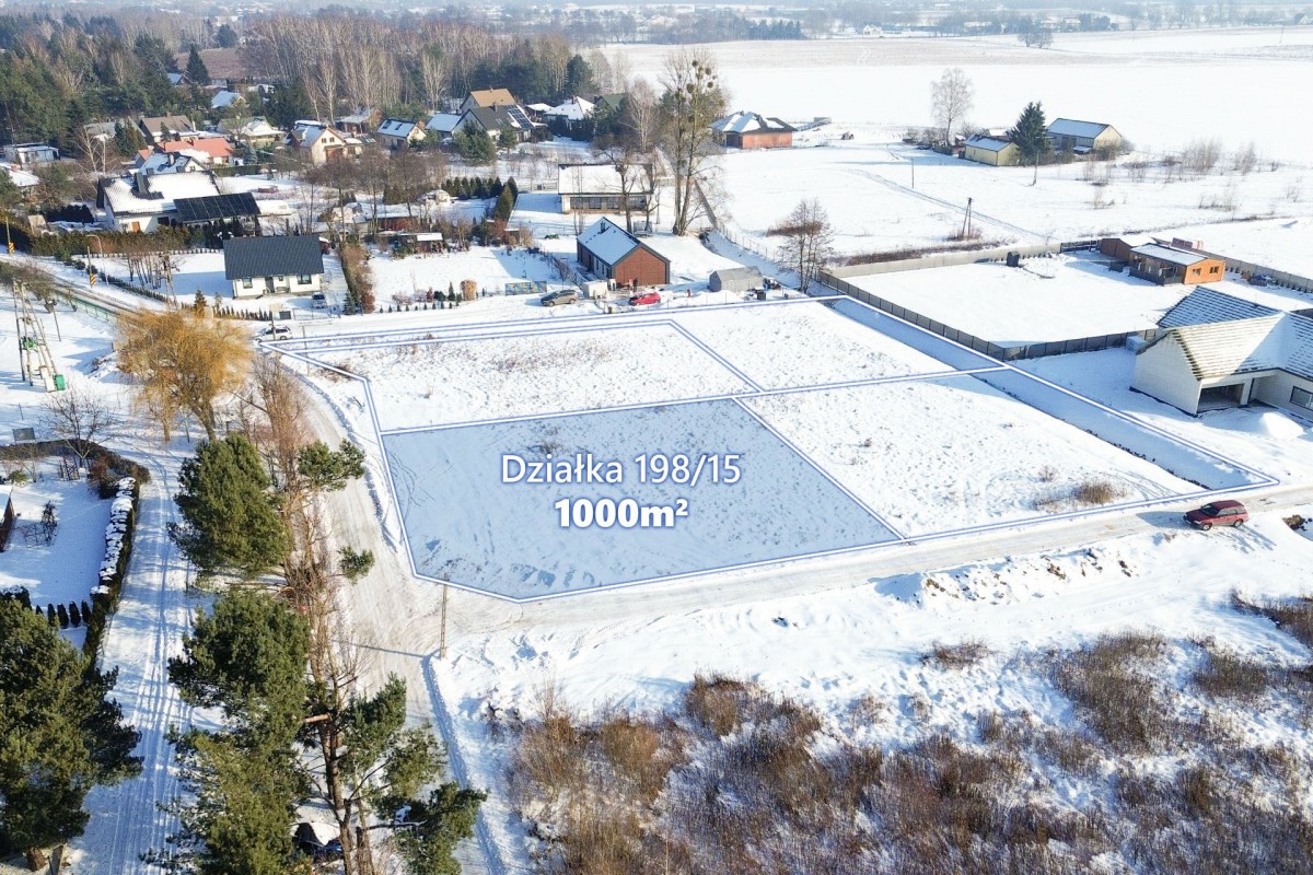 Kajetany | 1000 m² | MPZP – zabudowa bliźniacza