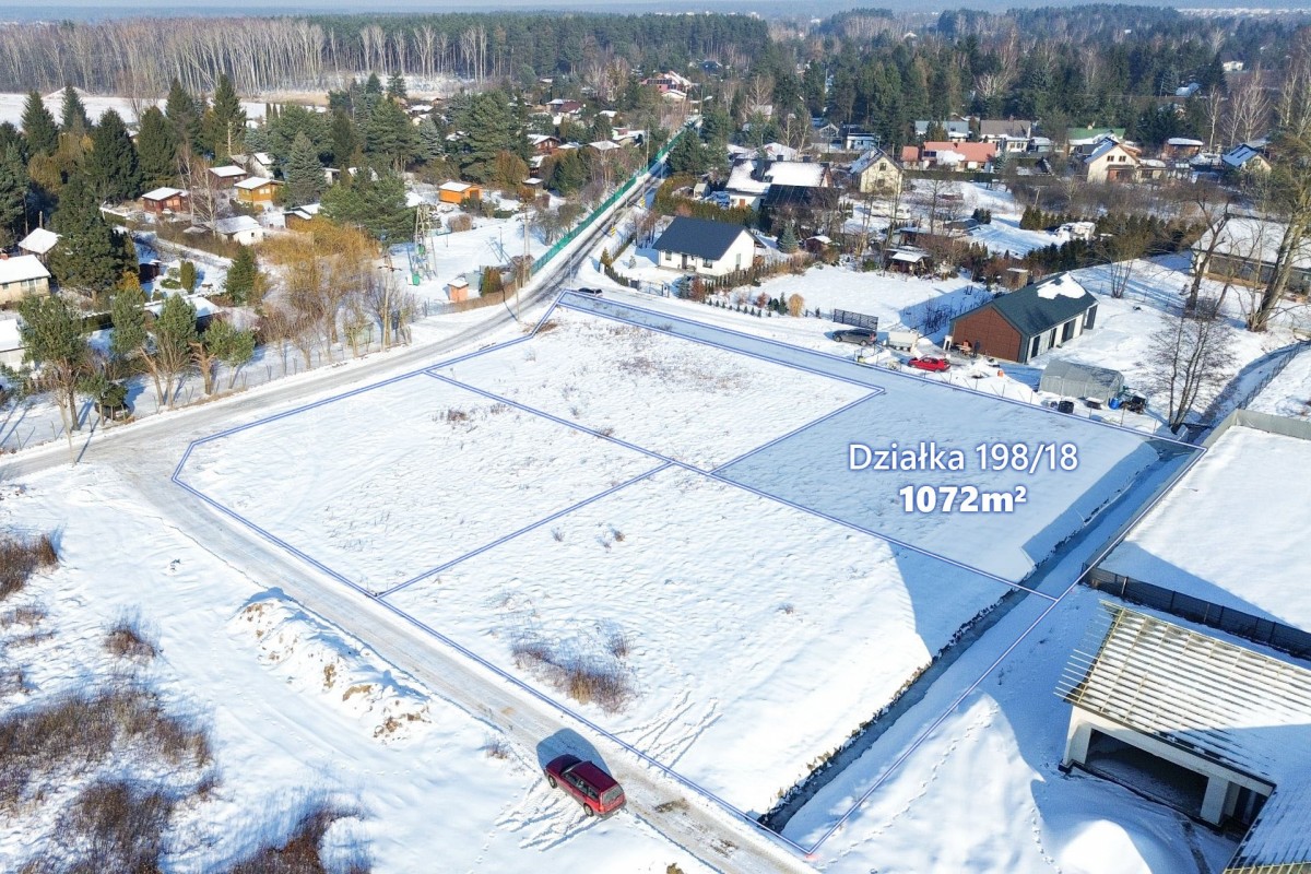 Kajetany | 1072 m² | MPZP – zabudowa bliźniacza