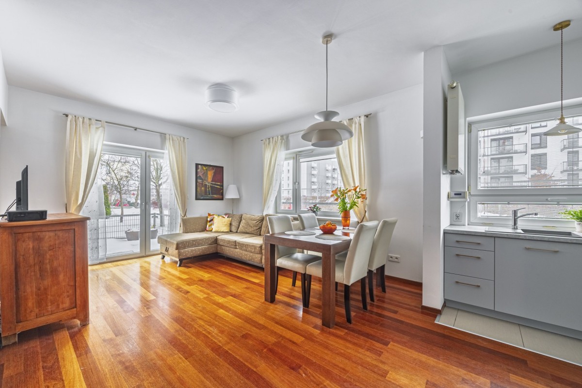 Mieszkanie 2 pokoje z ogródkiem | Marina Mokotów