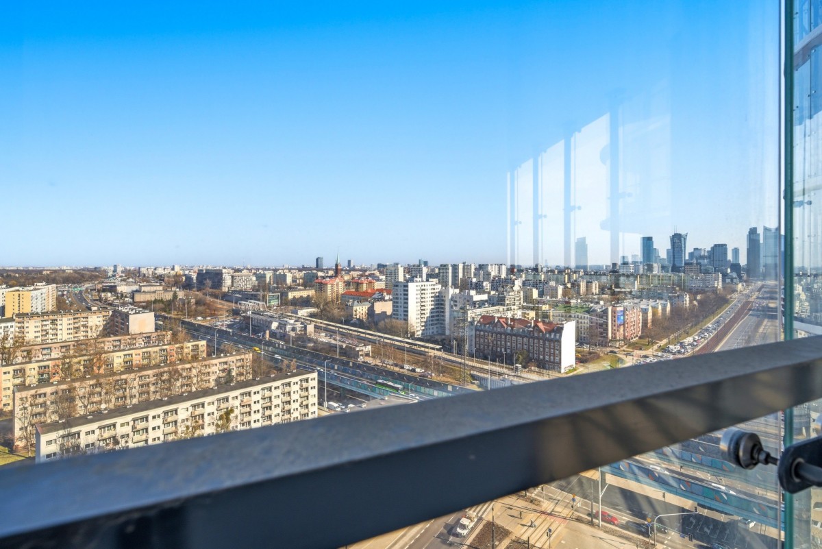 Apartament z widokiem na centrum Warszawy