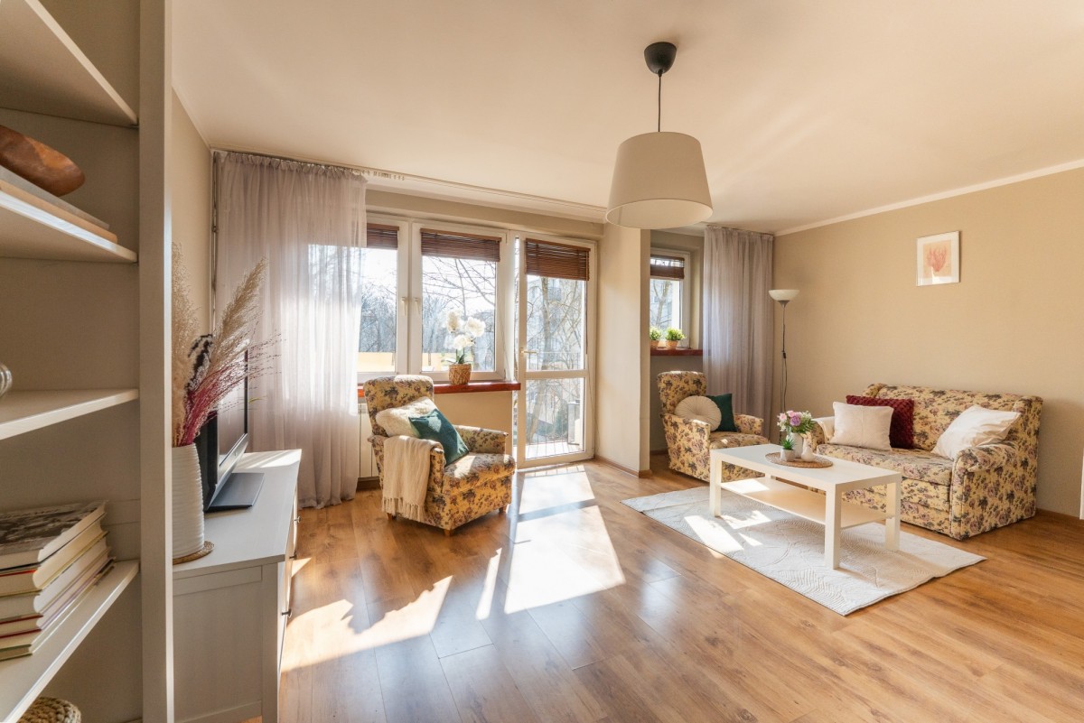 Słoneczne mieszkanie z potencjałem