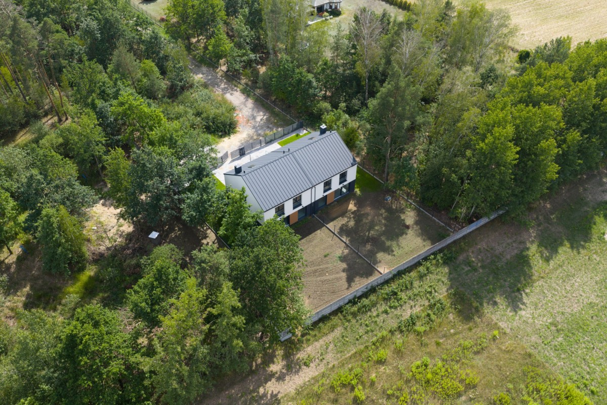 Nowoczesne domy w zabudowie bliźniaczej