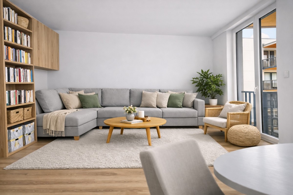 3 pokoje z oddzielną kuchnią | Balkon I Garaż