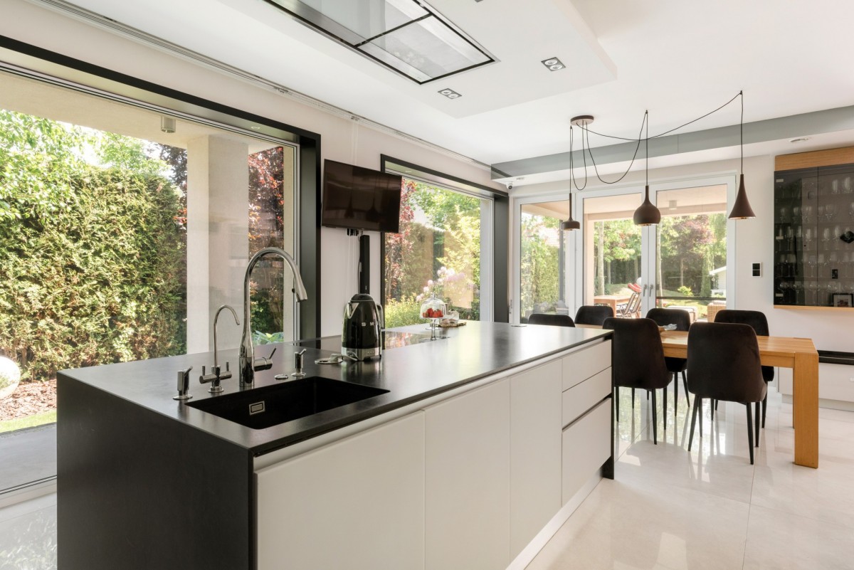 Nowoczesny | wolnostojący | duży ogród