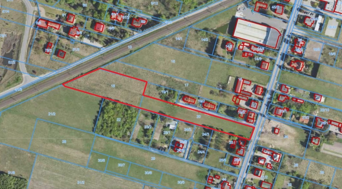 Działka z WZ (13 bliźniaków), WKD Salomea