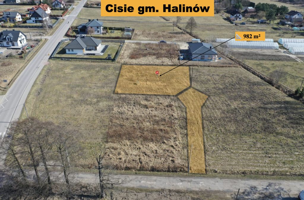 TU BUDUJE SIĘ SPOKOJ I PRZYSZŁOŚĆ – DZIAŁKA 982 M2