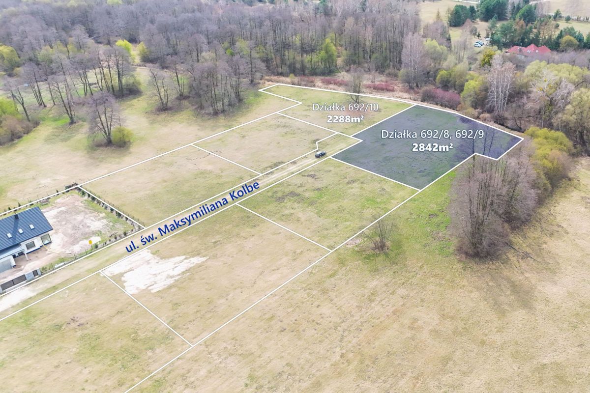 Działka nad rzeką, 2842 m2, Budy Zosine, WZ