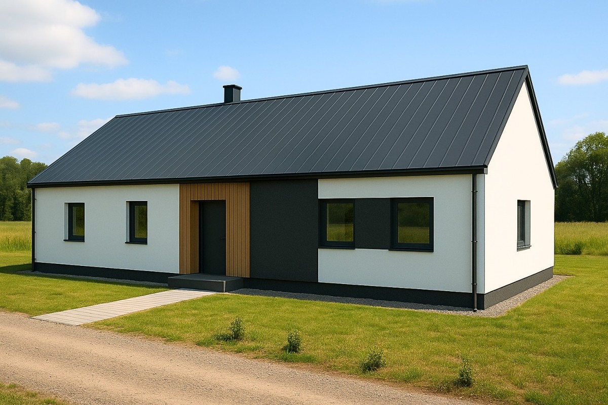 Nowoczesny dom jednorodzinny – Klembów, Sitki