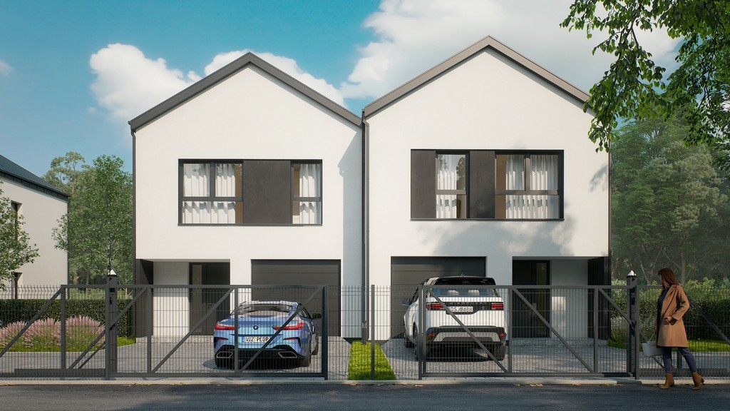 Energooszczędny, kameralny bliźniak z ogrodem