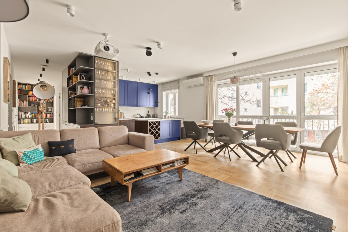 190 metrowy apartament na starej Saskiej Kępie